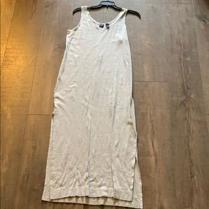 Gap Striped Ankle Length Dress